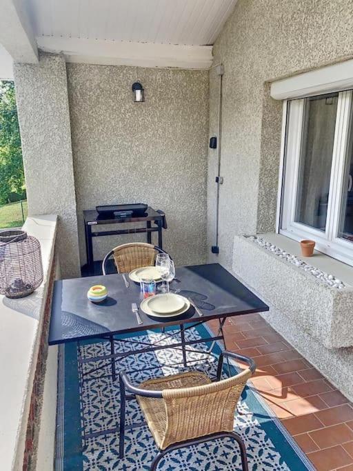 Les Penates Du Pastel - Jardin & Terrasse Apartment Вилфранш-дьо-Лораге Екстериор снимка